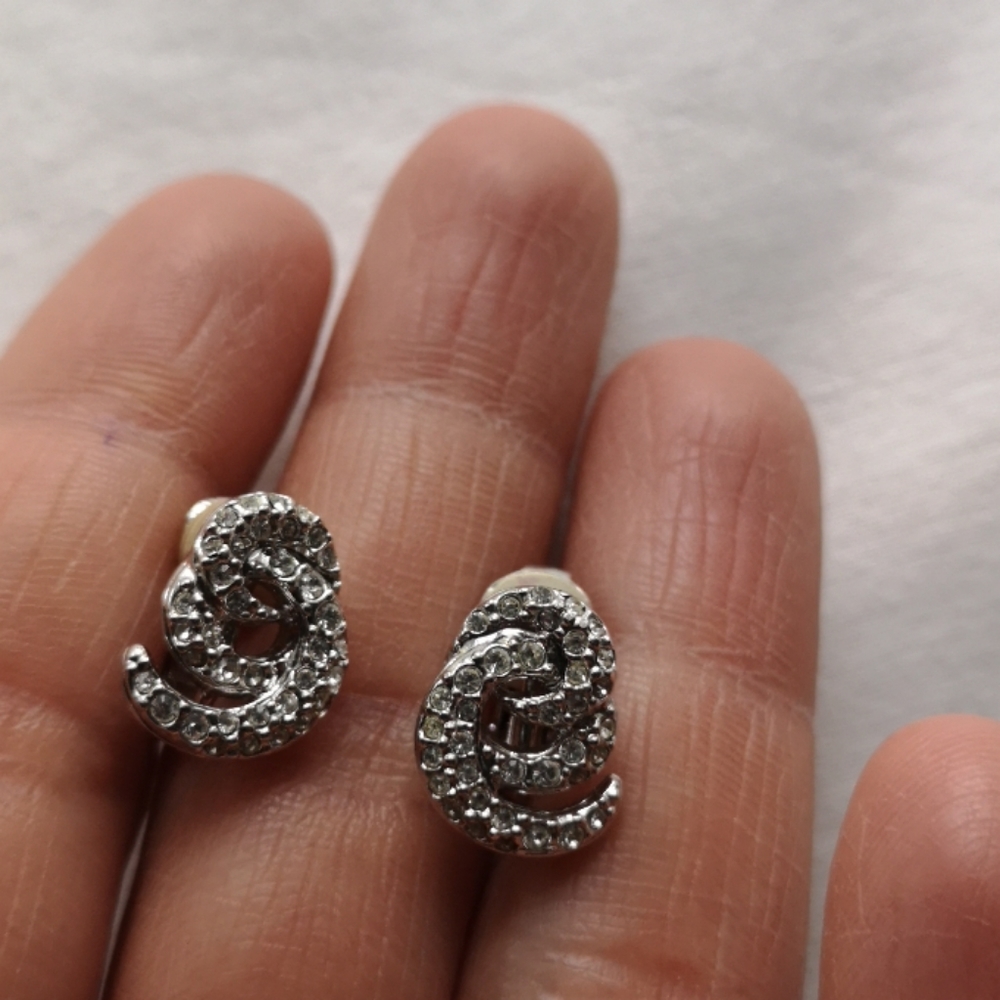 Swarovski clip-on earrings